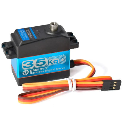 Waterproof Servo DS3235 35KG 180/270 Degree Metal Gear Digital Servo Baja Servo W/Metal Arm for 1/8 1/10 1/12 RC Cars