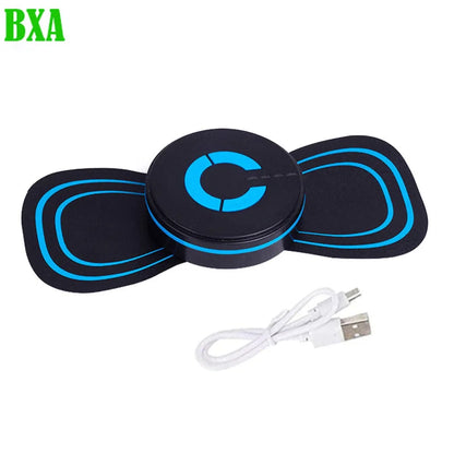 Electric Neck Massager Rechargeable EMS Pulse Cervical Back Muscle Muscle Relax Spine Vertebra Massage Pads Support Dropshipping