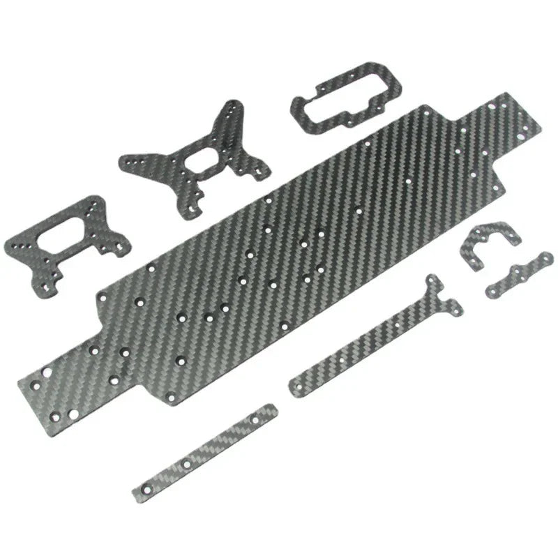 Wltoys 104001 1:10 RC Car Chassis Carbon Fiber Baseplate Car Bottom Board Set Upgrade Parts Accessories