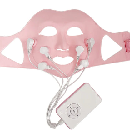 NEW Soft Silicone 3D Mask Electric LED Vibration Beauty Massager Skin Care Rejuvenation Anti-wrinkle Acne Facial Beauty Spa