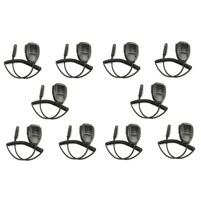 10pcs Original Baofeng UV-9R Plus/Pro Waterproof Shoulder PTT Mic Speaker Microphone For UV-XR BF-9700 UV-S22 Pro Walkie talkie