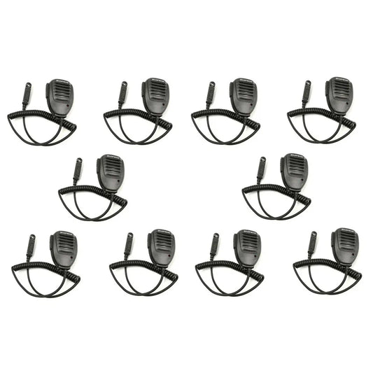 10pcs Original Baofeng UV-9R Plus/Pro Waterproof Shoulder PTT Mic Speaker Microphone For UV-XR BF-9700 UV-S22 Pro Walkie talkie