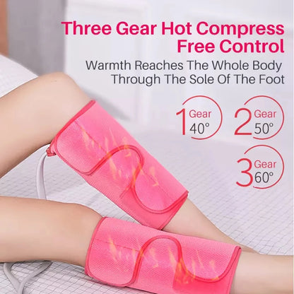 Leg Massager Leg Air Compression Heat Massager Home Electric Elderly Compression Foot Massager Muscle Relax Leg Slimming Tool