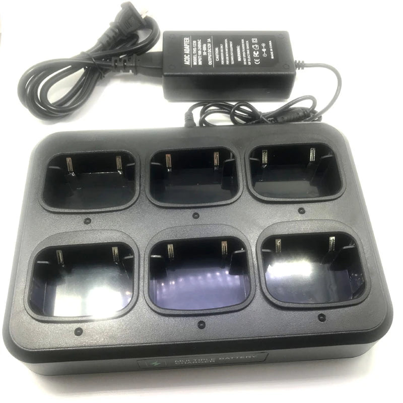 TYT MD390 Multifunctional 6-Way Rapid Charger For Tytera MD-390 MD-UV390 for Retevis RT8 RT81 RT82 RT83 RT87 RT47 RT50 DMR Radio