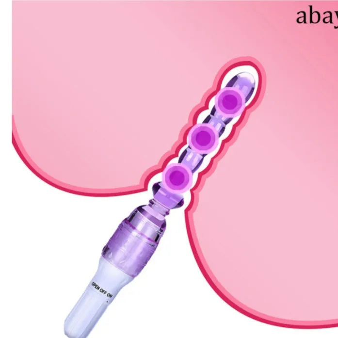 1pcs Flexible Vibrating Long Body Massager G-spot Vibrator Anal Beads Anal Plug Flirt Stick Masturbator Sex Toys for Women Men