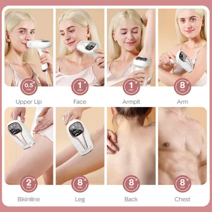 NEW 999999 IPL Photoepilator Hair Removal Freezing Flashes Laser Epilator Laser Permanent Painless Full Body Epilator Machine