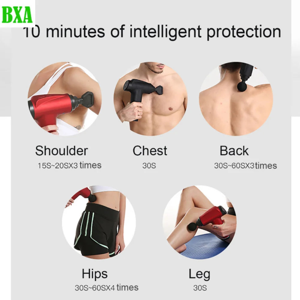 Deep Tissue Electric Massager Percussion Massager for Neck Relief, Muscle Relaxation, Pain Relief, Fitness 3000mAh 6-Speed