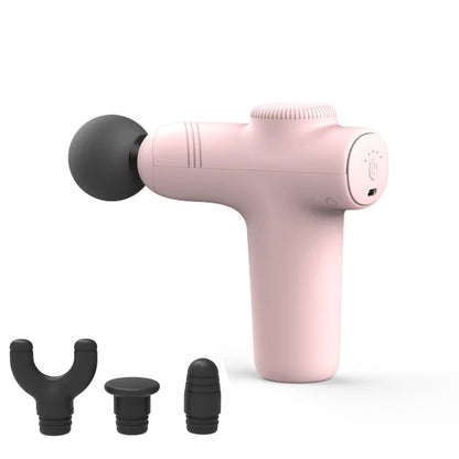 Mini Body Shaping Massage Gun with 10 Head Muscle Relaxation Body Relax Electric Massager with Portable Bag Therapy Gun Fitness