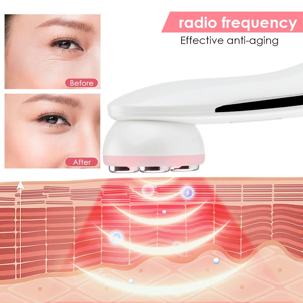 EMS Micro-current Phototherapy Lifting Massager LED Photon Rejuvenation Beauty Machine Skin Lifting Equipment Anti-wrinkle