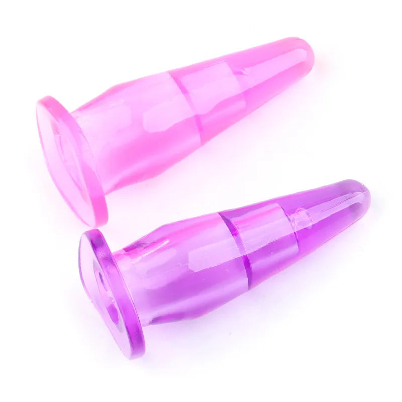 1ps Silicone Finger Anal Plug Sex Toys for Woman Man Erotic Dilator Anus Butt Plug Soft G-Spot Stimulation Thread Vagina Dilator