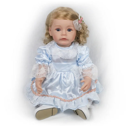 50CM Reborn Baby Dolls Newborn Baby Lifelike Doll Reborn Toddler Baby Girl Silicone Doll Collectible Art Reborn Doll Kit