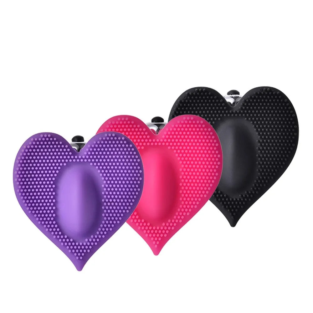 1PCS Silicone Heart Vibrator Clitoris Massager G-Spot Stimulator Outdoor Vibrator Masturbator Sex Toys for Women