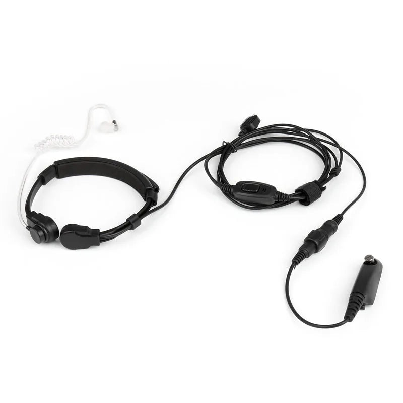 Adjustable Air Tube Throat Earphone Finger PTT Mic Headset for Motorola HT750 HT1250 GP328 GP338 GP339 GP340 GP320 PRO5150 Radio