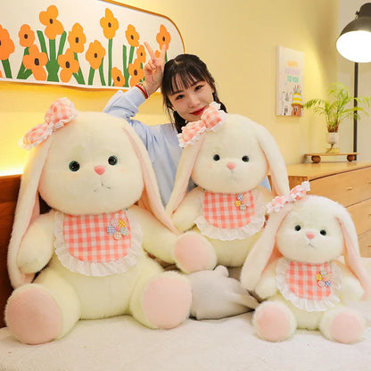 40cm/55cm Cute Stuffed Animals Ins Lucky Rabbit Doll Plush Toy High Value Internet Celebrity Plush Doll Hug Bear Children's Gift