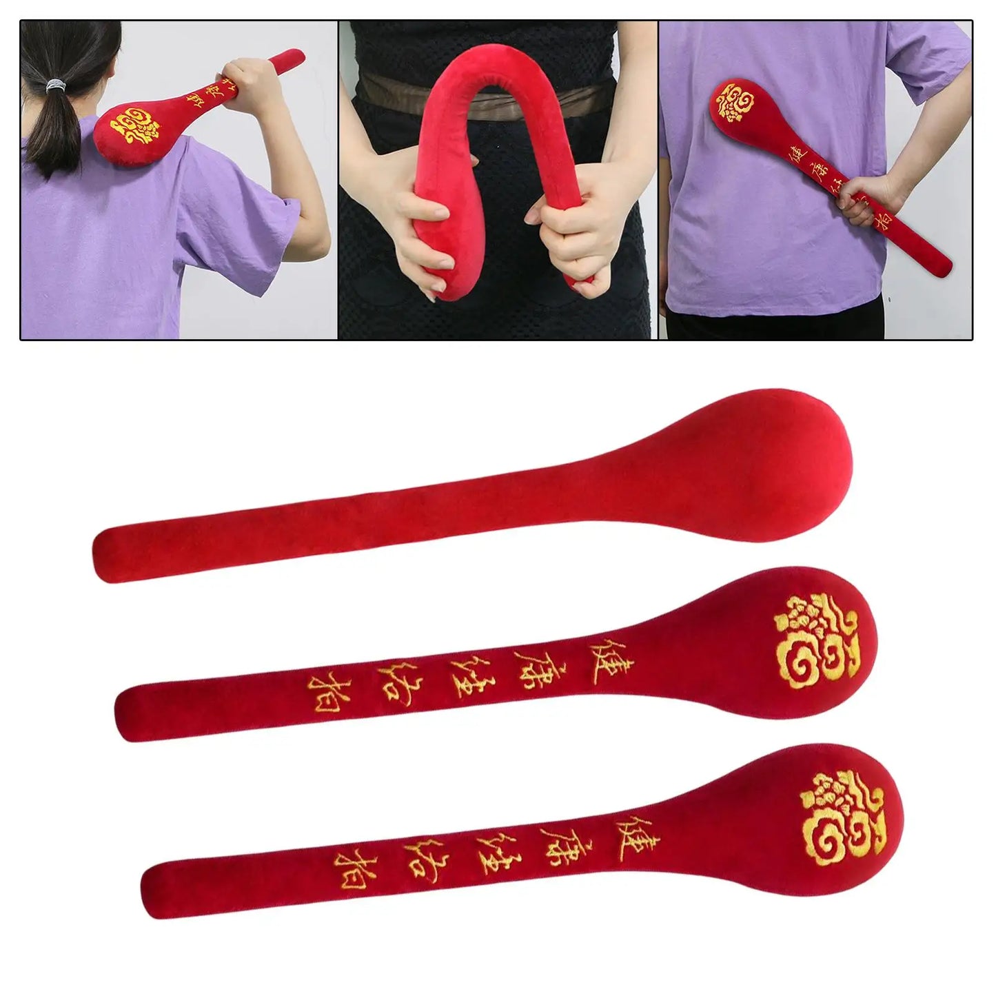 Folding Massaging Stick Tapping Beat Neck Back Lengthened Handle Soft