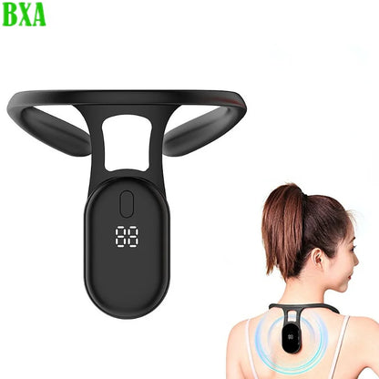 Posture Corrector Device Body Shaping Neck Instrument Electric Ultrasonic Lymphatic Soothing Neck Hump Corrector for Adult Kid