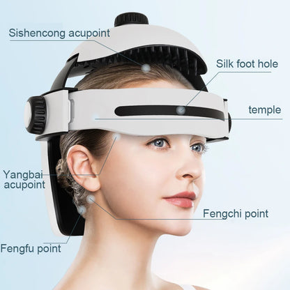 New Head Massage Device Air Bag Vibration Simulation Hand Massage Can Play Music To Soothe Headaches To Help Sleep Massager