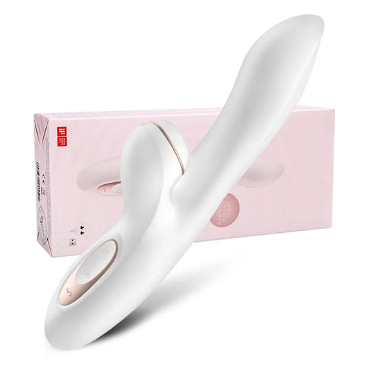 Soft Powerful10-Speed Sucking Vibrators G-spot Clit Stimulation Silicone Vibration Nipple Sucker Dildo SEX Rabbit Vibrator Toys