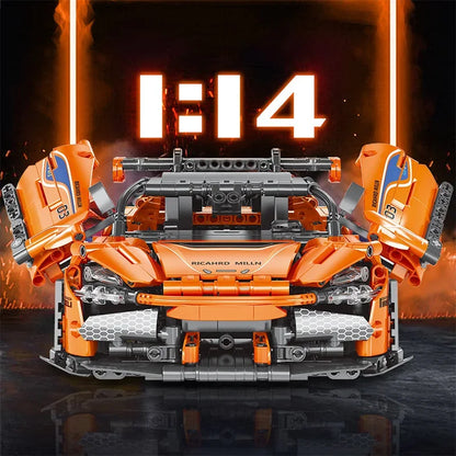 1074Pcs Technical Mechanical Sport Car Model Building Blocks 1:14 City Super Racing Vehicle Bricks Toys For Kids Adult Gift