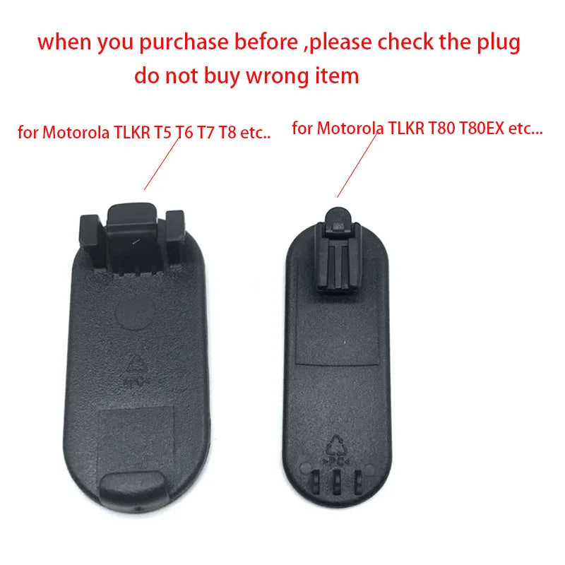 10pcs Battery Back Belt Clip Waist Clip for Motorola TLKR T5 T6 T7 T8 T4 T40 T50 T60 T82EX T82-EXTREME T80 T80EX T60 T82 Radio