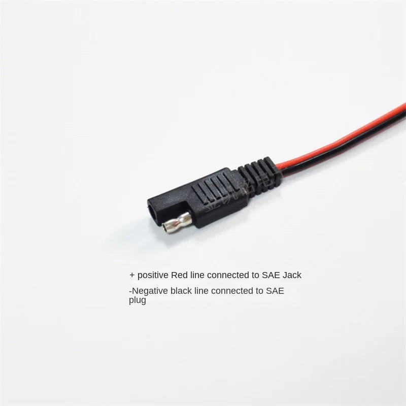 0.75mm² Pure Copper Memory Recovery Power Cable with 5A Fuse and O-Ring Terminal To SAE Plug 68cm