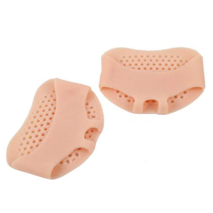 2pcs Foot Care Tool Silicone Metatarsal Pads Toe Separator Muscle Relax Foot Pads Orthotics Foot Massage Insoles Forefoot Socks