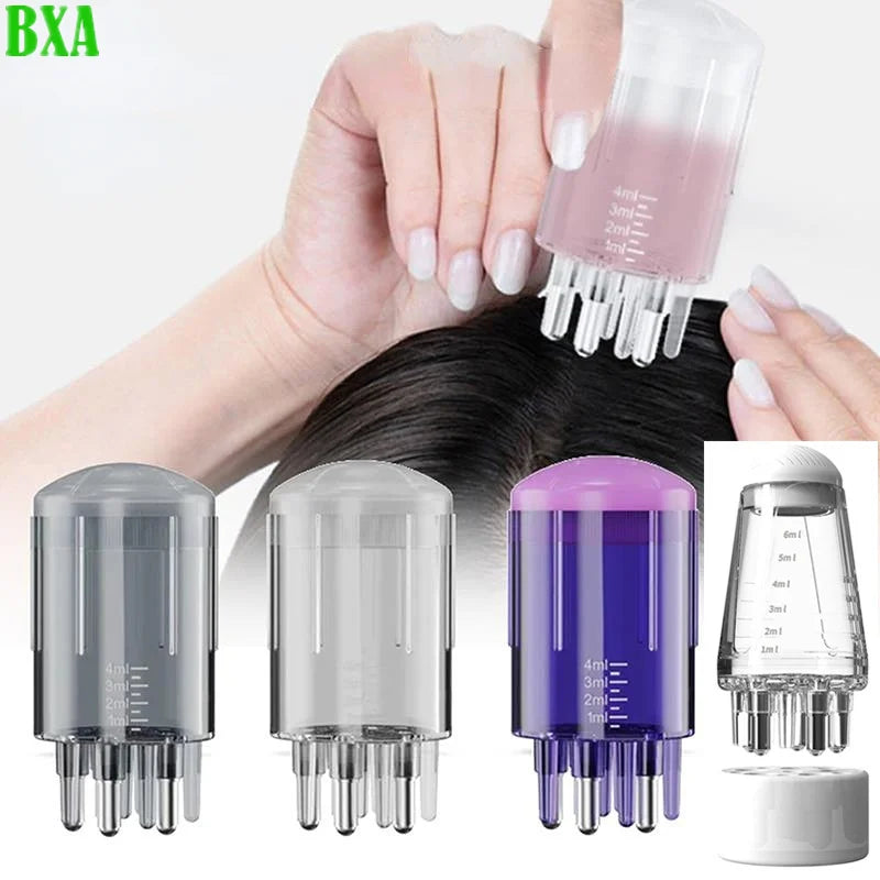 1PC NEW 1-6ml for Scalp Care Essential Oil Liquid Massager for Applying Hair Essence Oil Comb Hair Serum Oil Apply