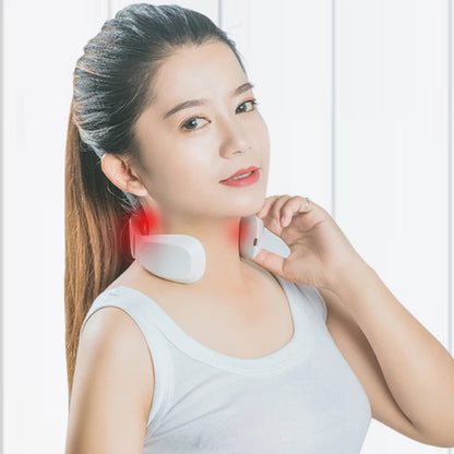 BXA Electric Pulse Neck Massager Cervical Massager Muscle Relax Relaxation Therapy Shoulder Deep Tissue Massage Remote Control