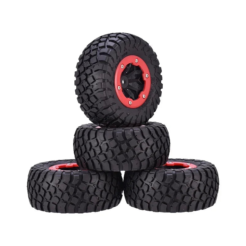 4Pcs AUSTARHOBBY AX-4007 110MM RC Wheel 1:10 Short Course Truck Tires Rubber Tyre for Traxxas Slash Tires HPI Car Parts