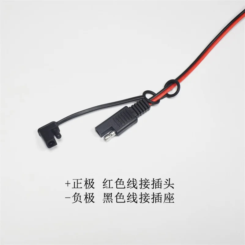 10A SAE Extension Cable - 18AWG Pure Copper - 0.75mm² - 1m - Solar Power Connection for Photovoltaic Panels