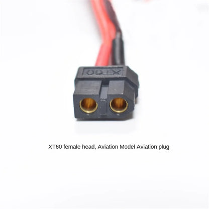 0.75mm² Cigarette Lighter Male To XT60 Female Cable, 10A, for Car Chargers and RC Model Aviation Plug, Power Extension Line