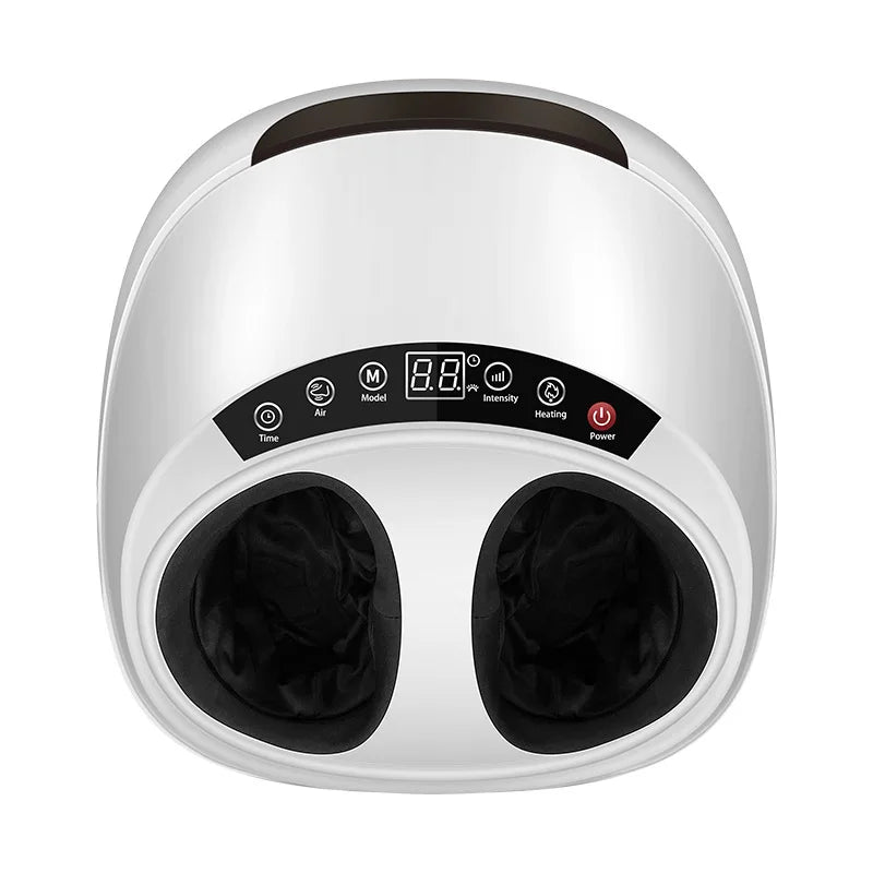 New 220V Electric Antistress 3D Shiatsu Kneading Air Pressure Foot Massager Infrared Foot Care Machine Heating Deep Relax