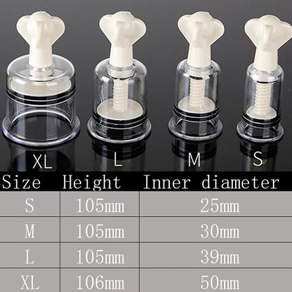 Vacuum Suction Booster Cup Anti-cellulite NEW Chinese Cupping Therapy Rotary Handle Cupping Vacuum Cupping Body Massager