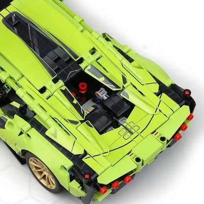 1280PCS Technical 1:14 MOC Sports Car Building Blocks MOC City Speed Vehicle Assemble Bricks Toys for Kids Boys