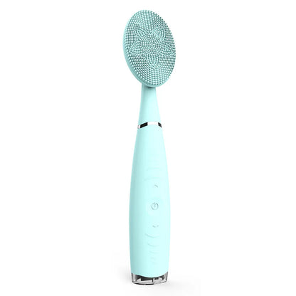 Electric Sonic Facial Cleaning Brushes Silicone Face Massager Lift Cleanshing Tool Blackhead Remover Brush for Dropshipping