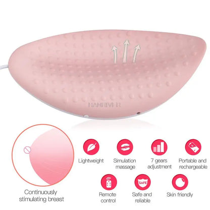 Smart Beast Massager 3D Wireless Breast Enlargement Device Health Care Beauty Vibration Enhancer Grow Bigger Knead Press Hammer