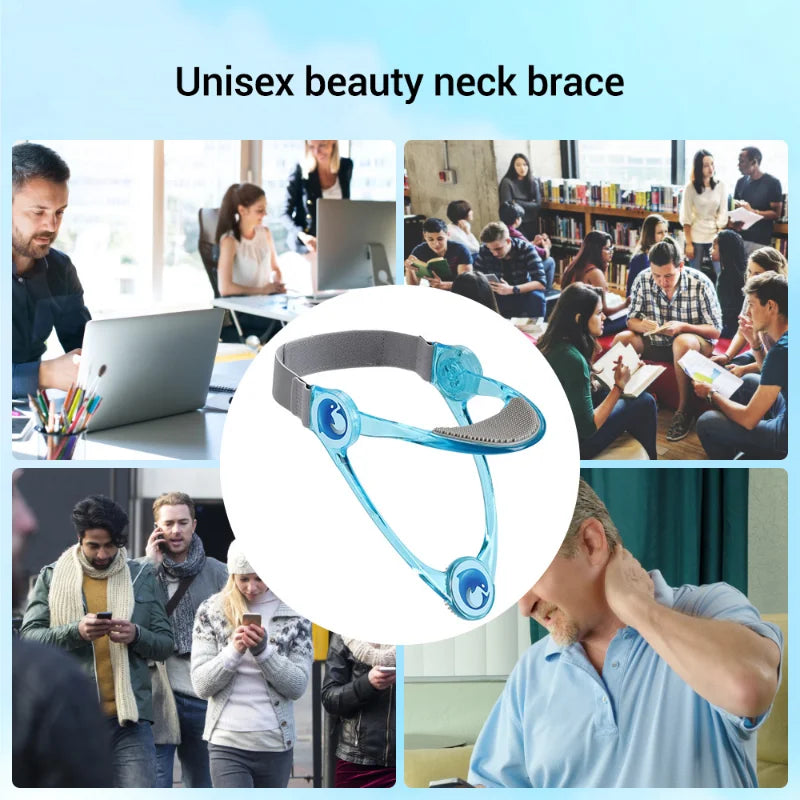 Adult Children Neck Support Braces Adjustable Decompressed Shaping Cervical Traction Collar Forward Posture Corrector Stretcher