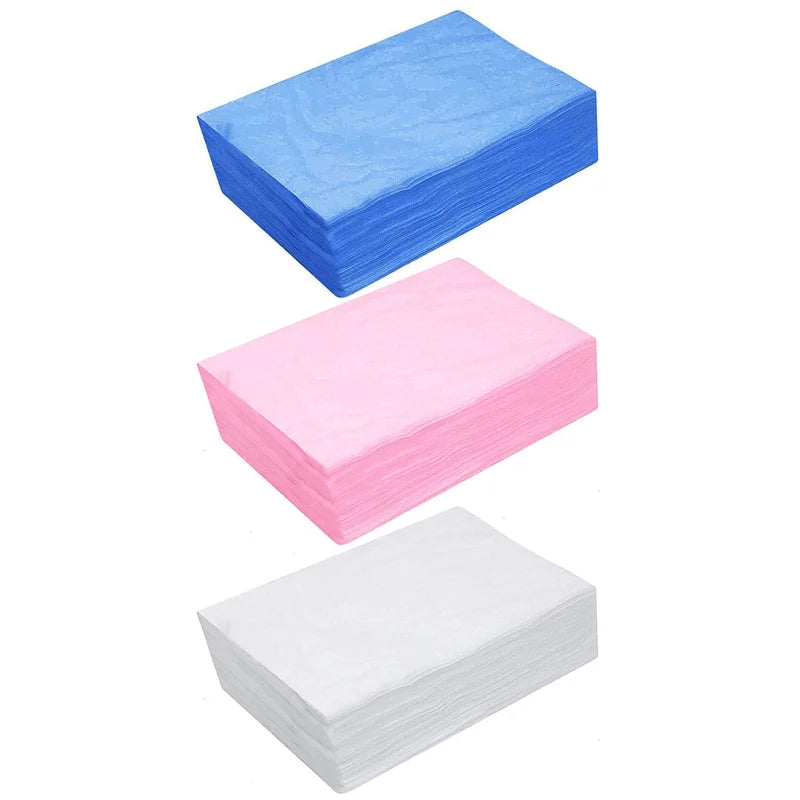 10pcs Disposable Bed Sheets Massage Table Sheets SPA Bed Sheets Non Woven Lash Bed Cover for Tattoo Hotels Beauty Salon 180*80cm