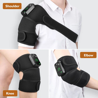 NEW Knee Massager Heating Vibration Thermal Therapy For Knee Shoulder Arthritis Massage Joint Muscle Relax Warm Wrap Knee Brace