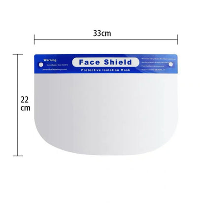 5Pcs/Lot Protective Face Shield Mask Anti Splash and Saliva Full Face Shield with Adjustable Band