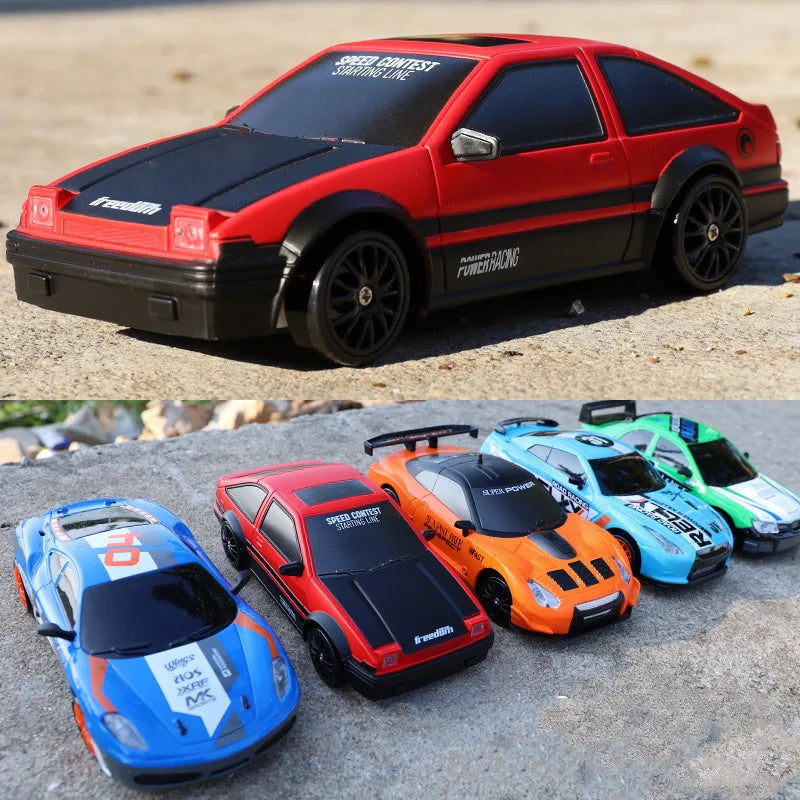 1/24 2.4G Drift Rc Car 4WD 3.7V 500MAH RC Drift Car Toy Remote Control GTR Model AE86 Vehicle Car RC Racing Car Toy