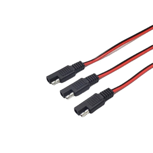 10A Solar Panel Extension Cable 18AWG Connection Wire, Individually Packaged, 0.75mm² SAE Power Cord, 30cm