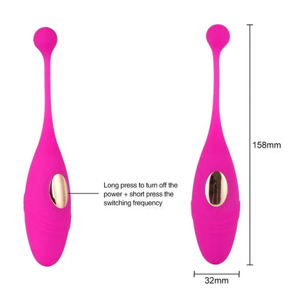 1ps New Women's Jumping Egg Vibration Masturbation Device Wireless Remote Control USB Charging Fun Silicone Waterproof Adult Toy