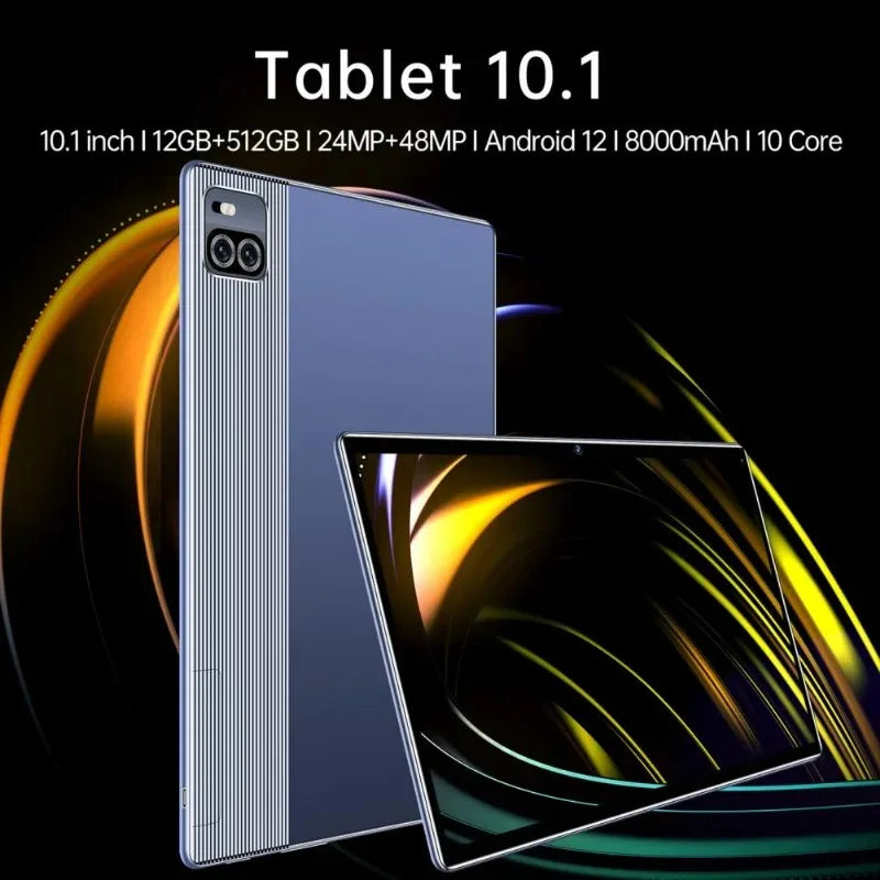 10 Inch Tablet PC Useful Tablet Fast Processor Smooth Running Multifunctional Personal Tablet Computer Intelligent Mobile