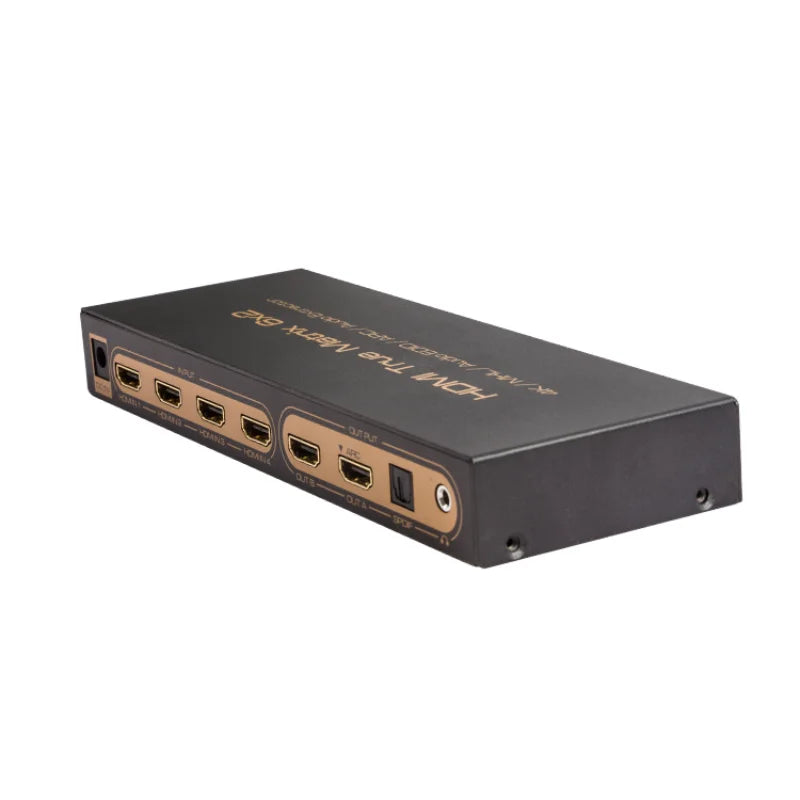 6x2 HDMI Matrix - 4K with Audio EDID, ARC, and Audio Extractor - MX0006M1