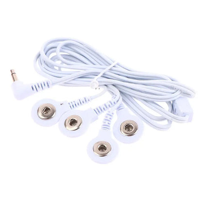 1pcs Durable 2/4-Way 3.5mm Connection Replacement Electrode Pads TENS Unit Lead Wires Cable For Tens EMS Standard Massager Tools