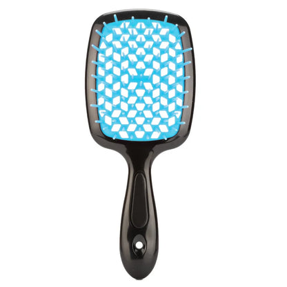 BXA Fluffy Modeling Comb Mesh Comb Hairdressing Hair Smoothing Honeycomb Comb Plastic Massage Comb Dry and Wet Hollow Comb