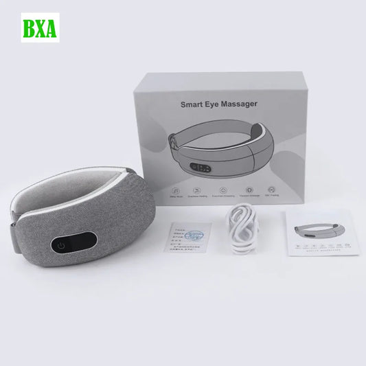 Eye Massager Airbag Vibration Eye Care Instrument Hot Compress Smart Bluetooth Eye Massage Glasses Mask for Reduce Eye Strain