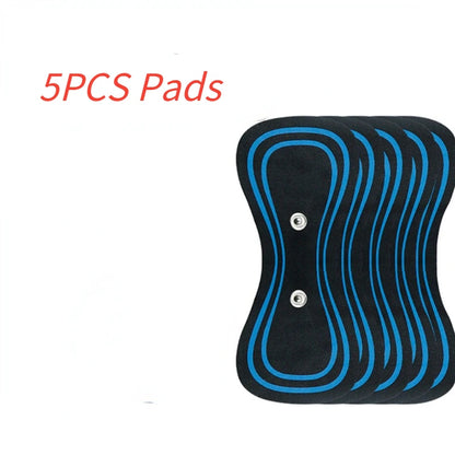 Electric Neck Massager Rechargeable EMS Pulse Cervical Back Muscle Muscle Relax Spine Vertebra Massage Pads Support Dropshipping