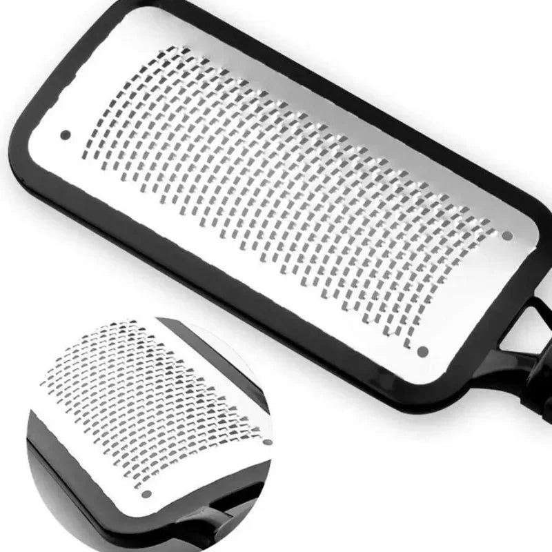 BXA Professional Foot File Scrubber Stainless Steel Rasp Heel Grater Hard Dead Skin Callus Remover Pedicure Feet Care 1pc